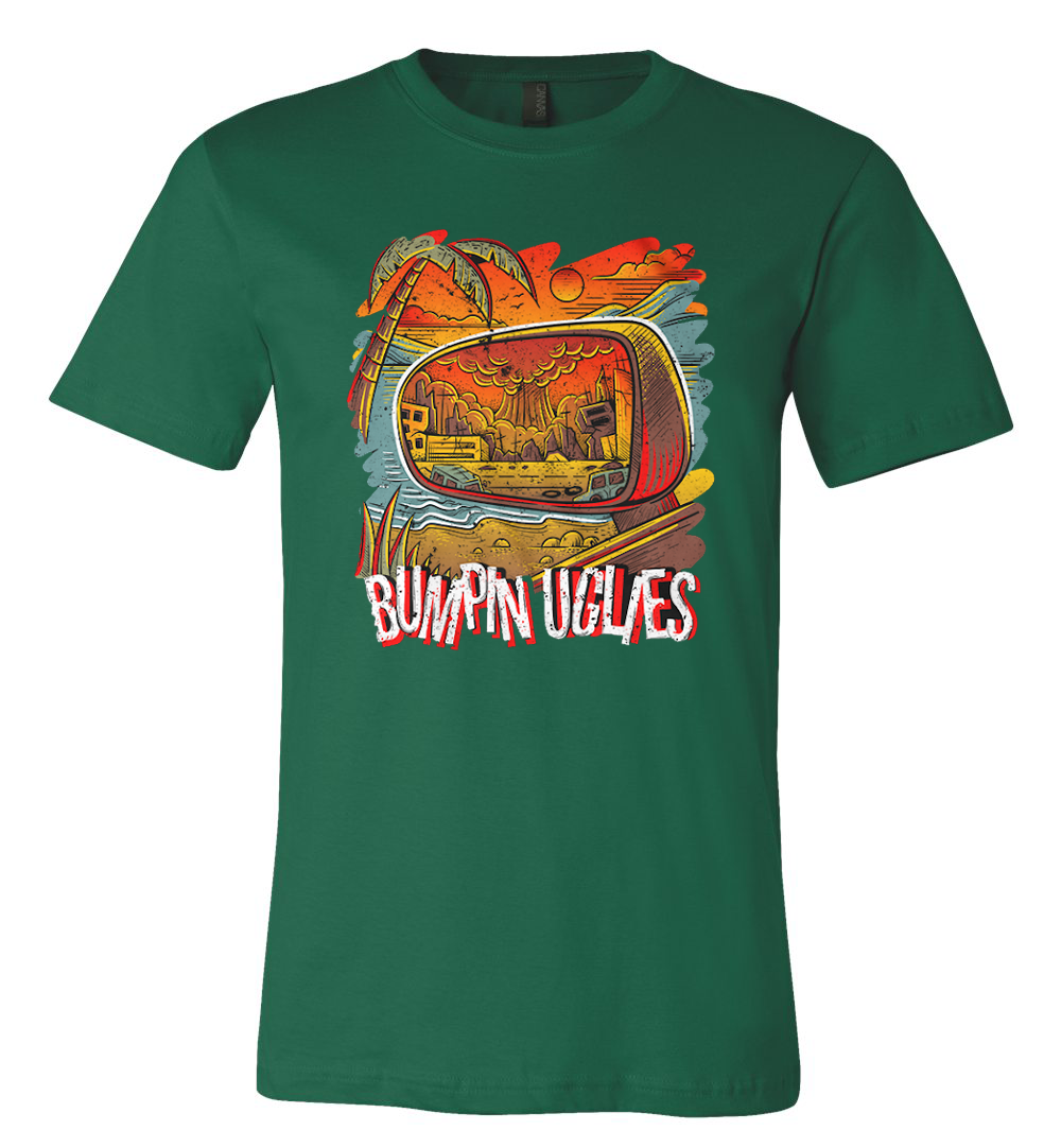 Rearview Mirror Tee (Green) – Bumpin Uglies