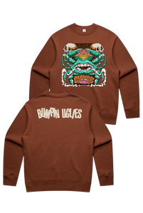 Crawling Up The Wall Crewneck (Clay) – Bumpin Uglies