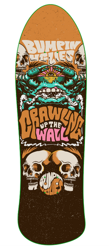 Crawling Up The Wall Skate Deck