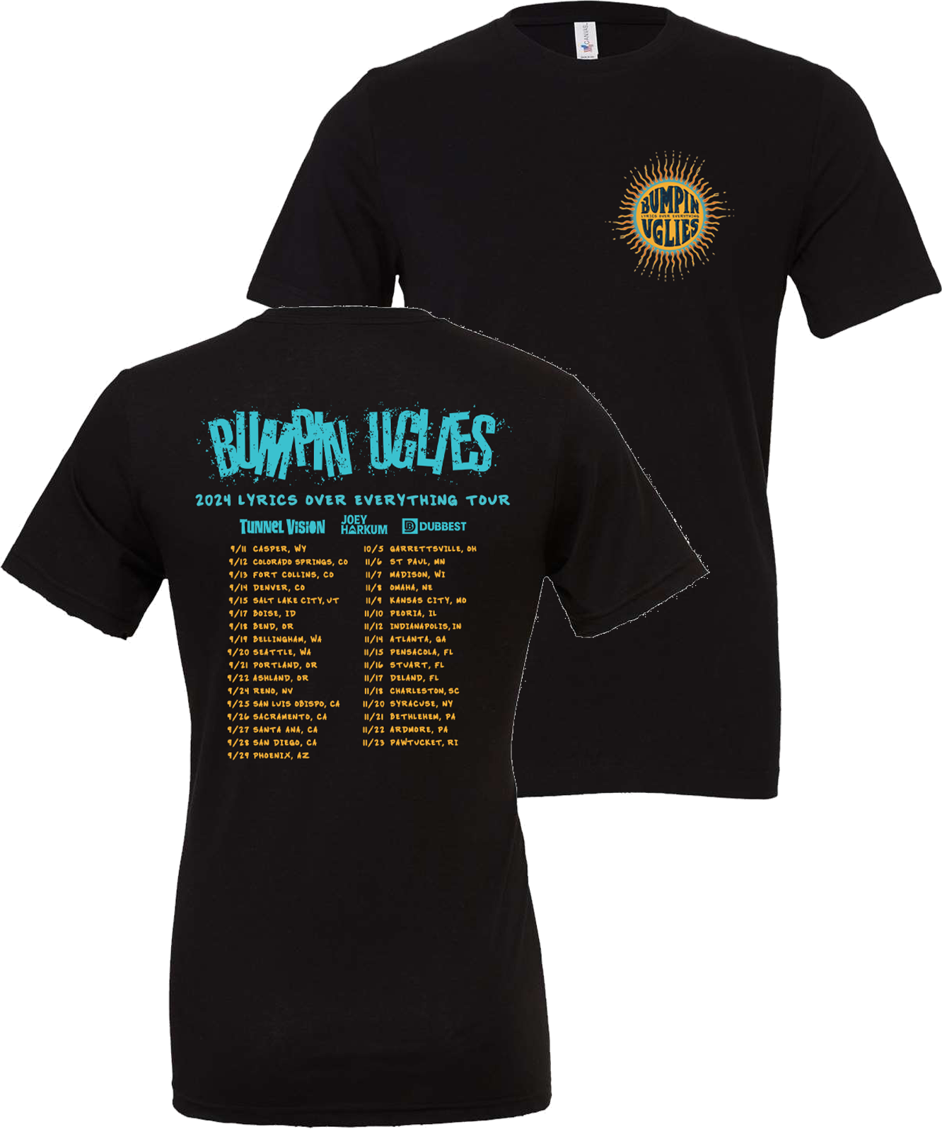 Lyrics Over Everything Tour Tee