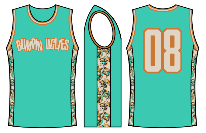 Crawling Up The Wall Jersey Teal (Pre-Order)