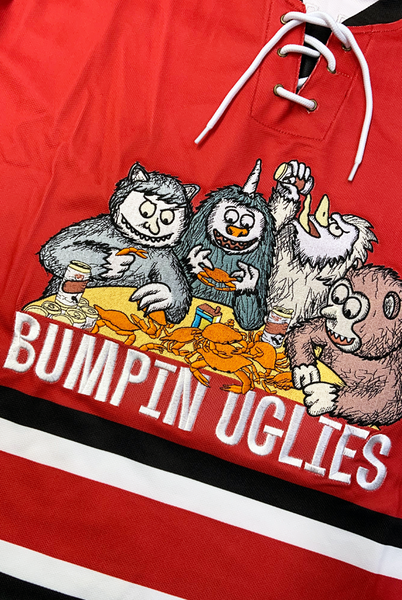 Bumpin Uglies Embroidered Beast From The East Hockey Jersey