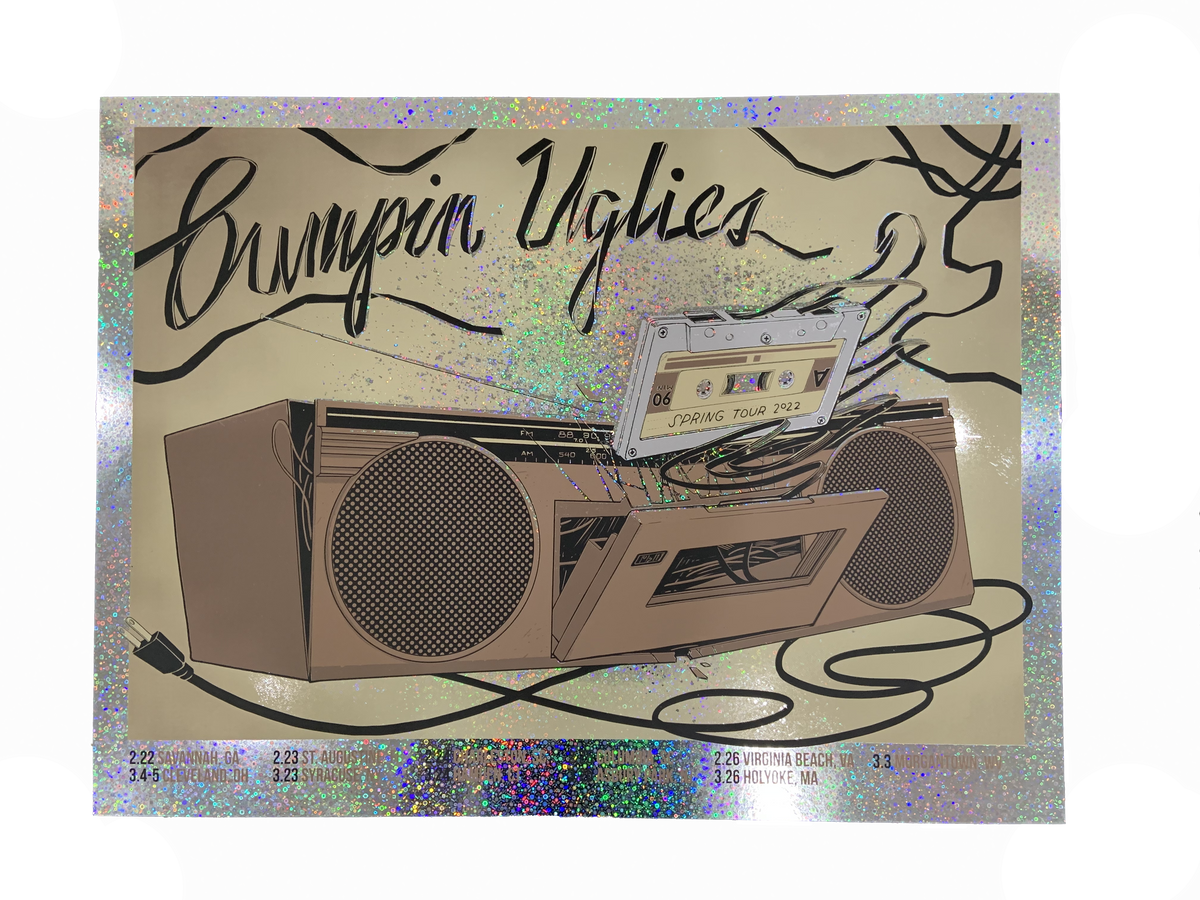 Boombox Poster Confetti Foil Bumpin Uglies